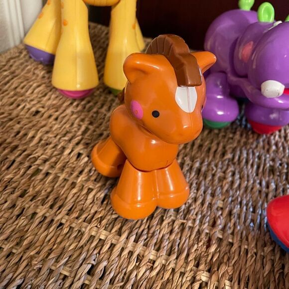 Fisher Price Animal Clickers Moveable Sensory Toys set of 5 - Picture 4 of 14